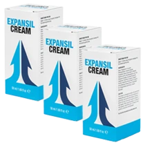Expansil Cream : Lot de 3 flacons pour hommes