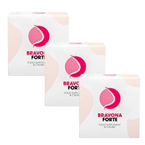 Lot de 3 boîtes Bravona Forte : programme de 3 mois.