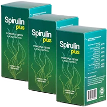 Lot de 3 bouteilles de Spirulin Plus, complément naturel