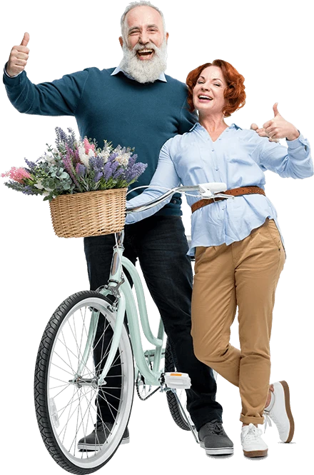 Personne active et souriante, symbole d'articulations saines grâce à HondroLife Spray