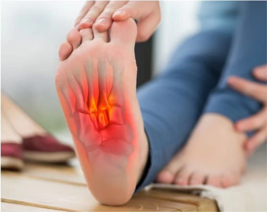 Impact d'un mauvais soutien des pieds sur la posture